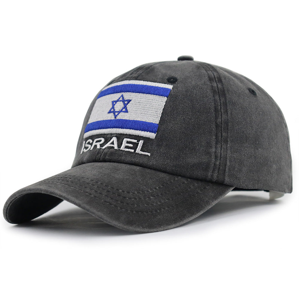 Casquette de baseball ajustable drapeau d'Israël