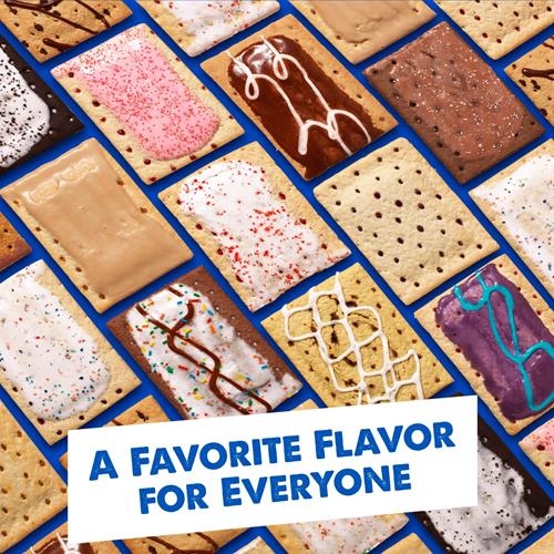 Pâtisseries à toaster pour le petit-déjeuner Pop-Tarts, Cannelle Sucre roux glacé, Paquet familial (32 unités)