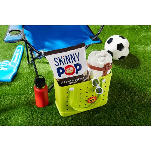 Skinnypop Pop-corn Sel de mer et Poivre, Sans gluten, Sans OGM, Snacks pop-corn sains, Skinny Pop, Sac format épicerie de 125g