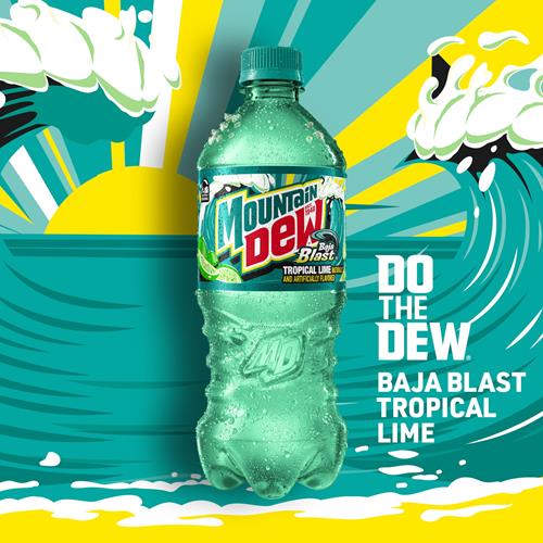 Mountain Dew Baja Blast 20 oz