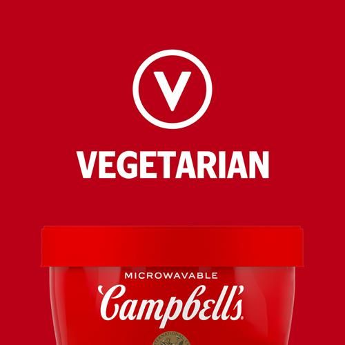 Soupe crémeuse aux tomates Campbells, bol micro-ondable de 436 g