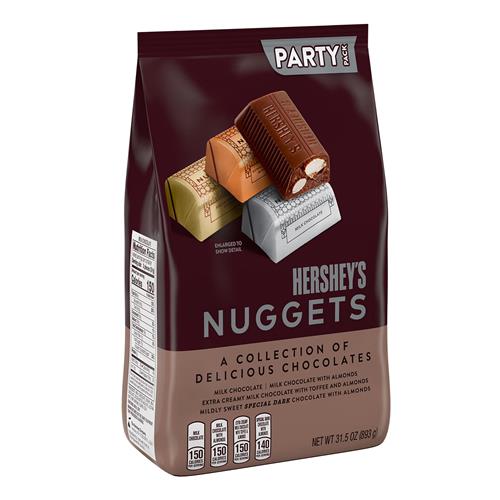 Hersheys Nuggets Assortiment de chocolats, lot de fête, 893 g