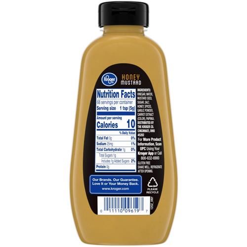Miel et moutarde Kroger 340 g