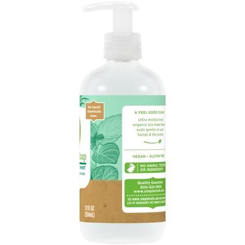 Savon liquide pour les mains romarin et menthe Simple Truth 355 ml