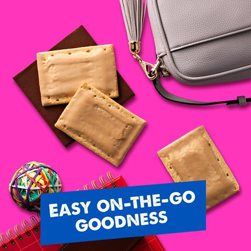 Pâtisseries à toaster pour le petit-déjeuner Pop-Tarts, Cannelle Sucre roux glacé, Paquet familial (32 unités)