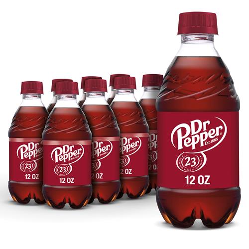 Dr Pepper - Mini-bouteilles, 355 ml, paquet de 8