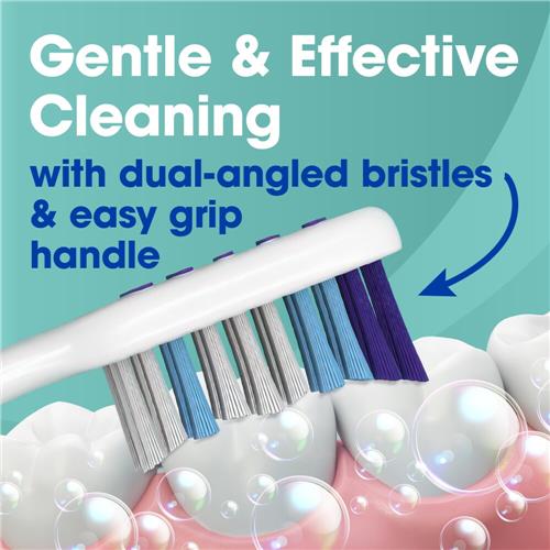 Brosse à dents à tête en diamant Kroger Gem Grip à poils souples 1 unité