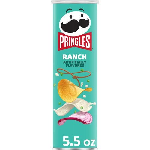 Pringles, croustilles, saveur ranch, 158 g