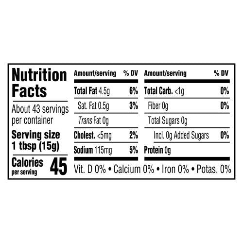 Mayonnaise Kraft à l'huile d'olive, réduite en matières grasses, bouteille de 650 ml