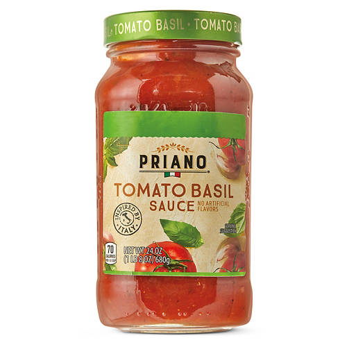 Sauce tomate basilic Priano, 680 g