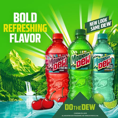 Mountain Dew Baja Blast 20 oz