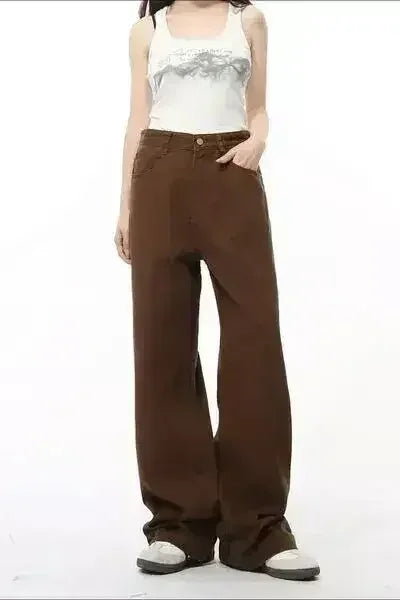 Jeans larges pour homme avec poches