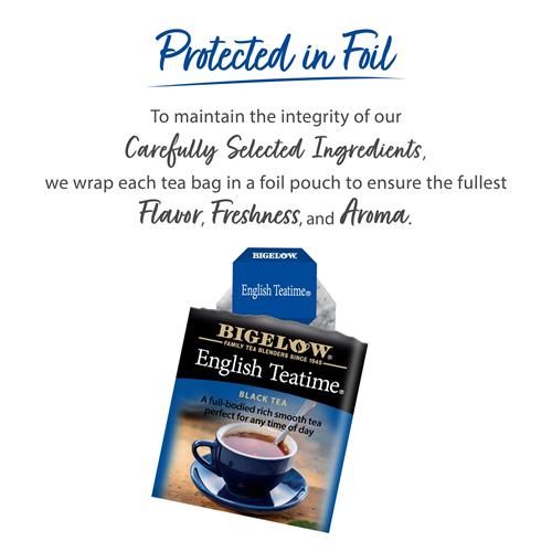 Bigelow, Thé noir English Time (caféiné), 20 sachets