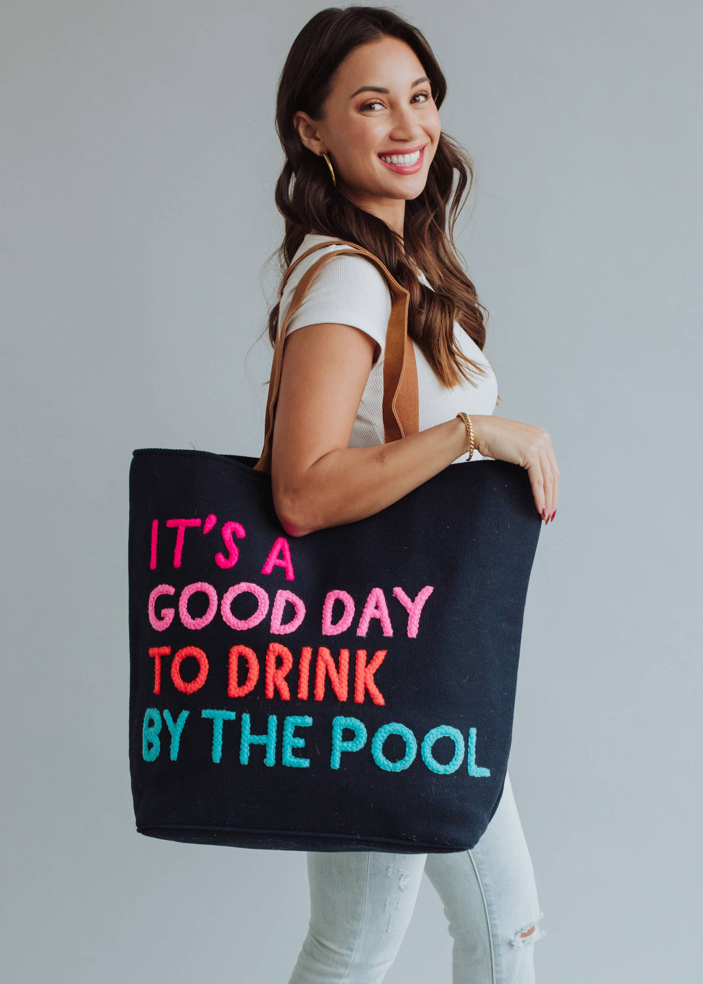 Sac cabas Navy Poolside Bliss