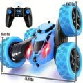 Voiture télécommandée RC – 4 roues motrices, cascade 360°, lumières LED, 6 ans et plus
