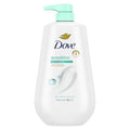 Nettoyant corps Dove avec pompe peaux sensibles, pour une peau douce et hydratée pendant 24 h, formule douce et hypoallergénique sans sulfates ni parabènes, 907 g