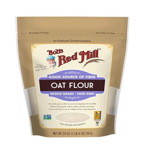 Bobs Red Mill Farine d'avoine complète, 567 g (Lot de 1) - Céréale complète, Végane, Casher