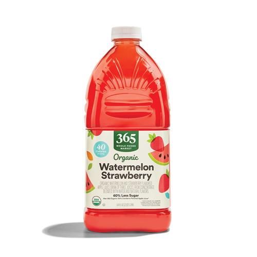 Jus de pastèque et de fraise bio à teneur réduite en sucre Whole Foods Market, 64 fl oz