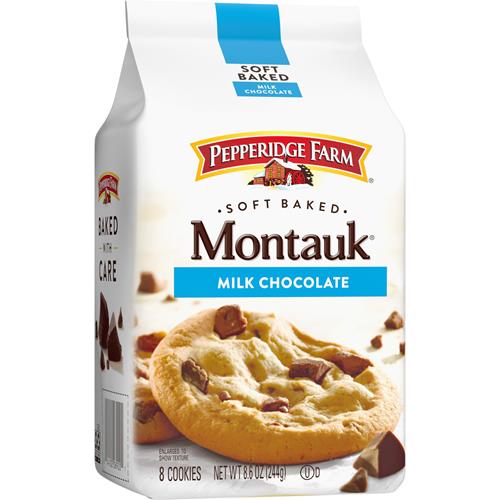 Biscuits tendres aux pépites de chocolat au lait Pepperidge Farm Montauk, sac de 243 g (8 biscuits)