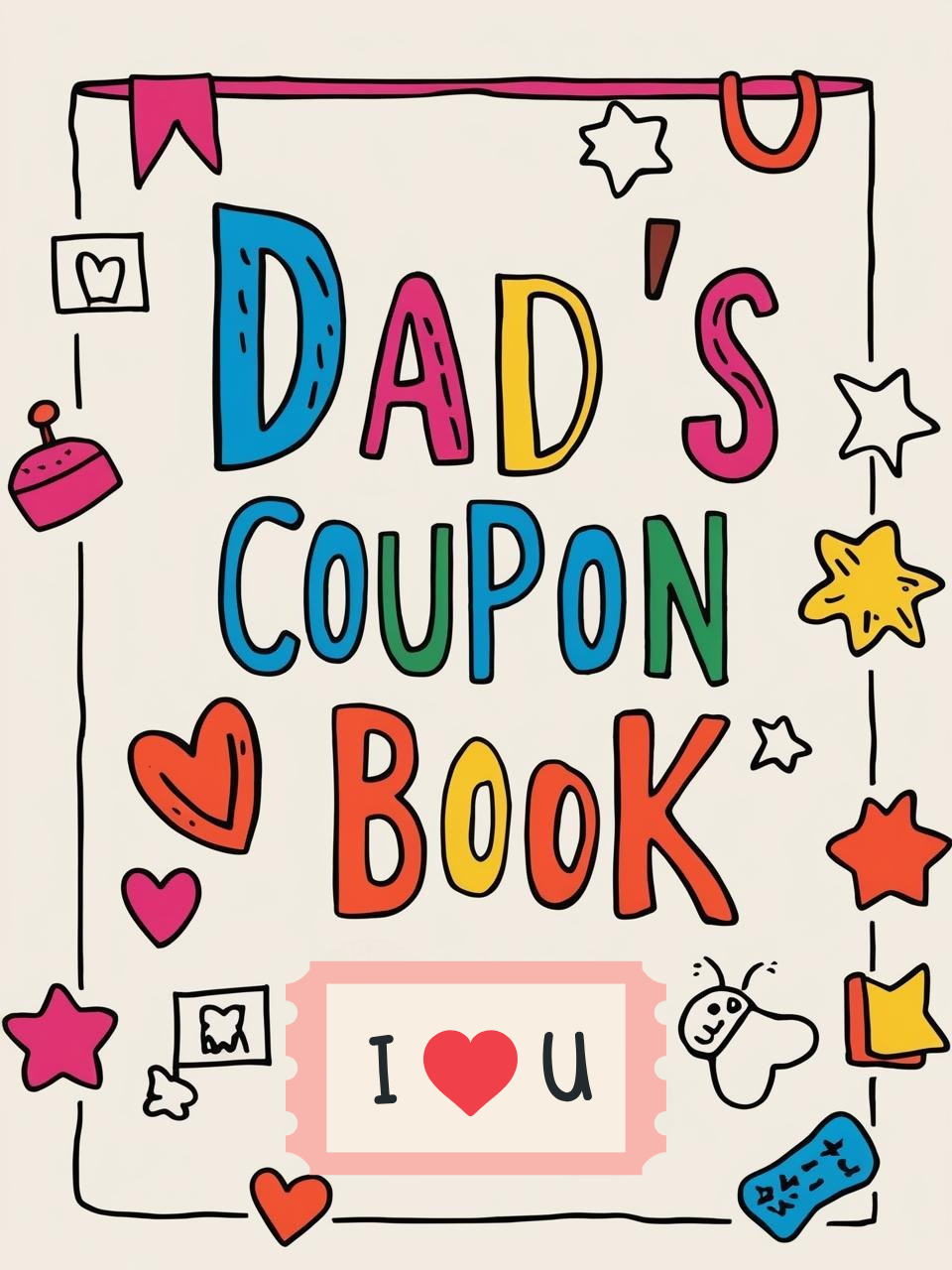 DIY Dad Coupon Book – Printable, Editable