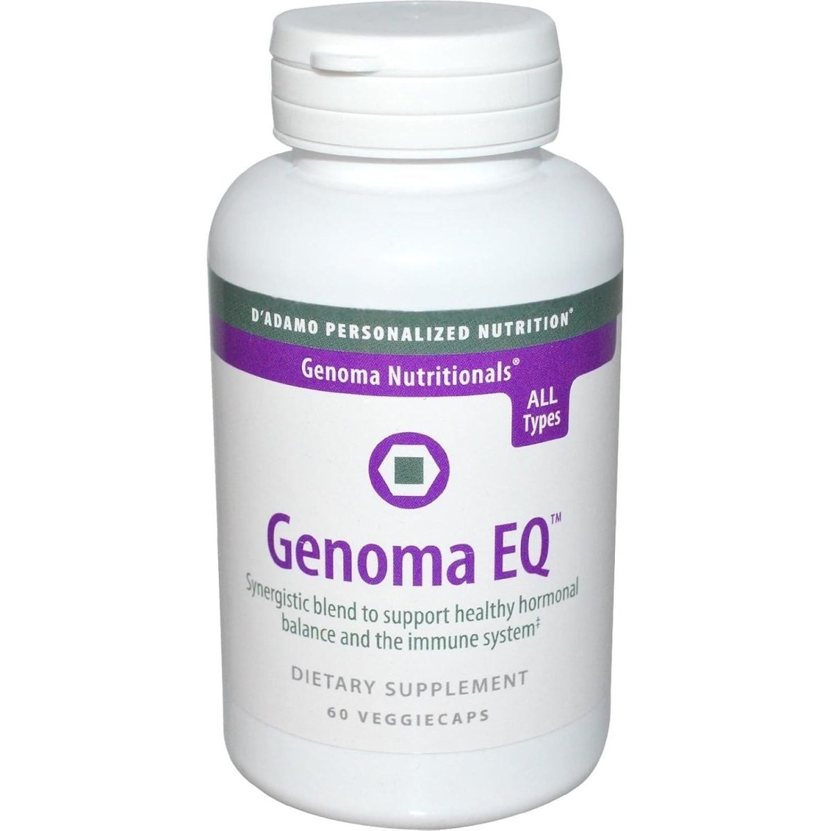 D'Adamo Genoma EQ 60 Gélules Végétales