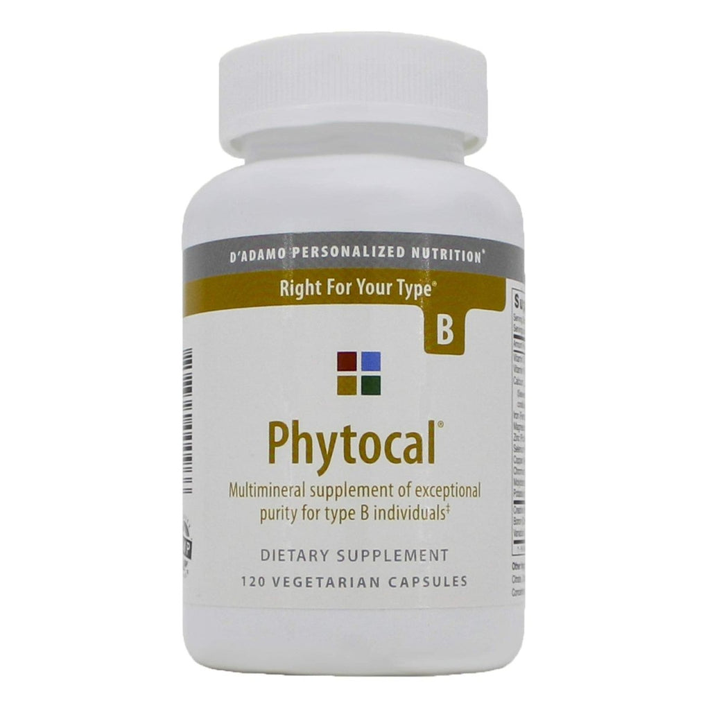 D'Adamo Phytocal Type AB 120 gélules végétales