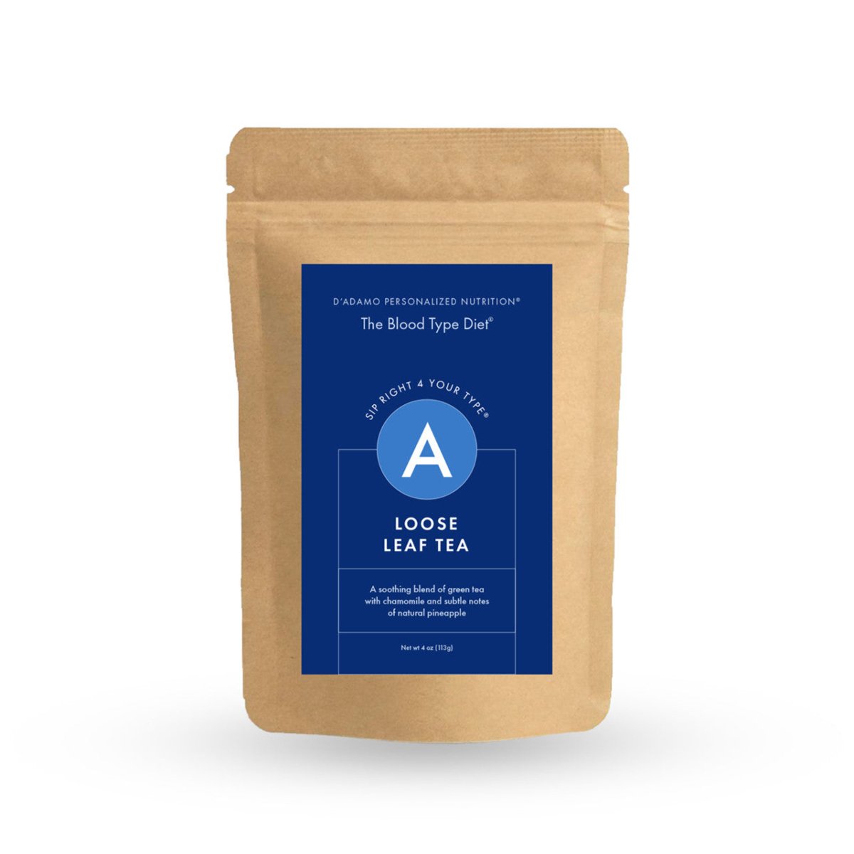 D'Adamo Sip Right 4 Your Type Thé Type A 4oz