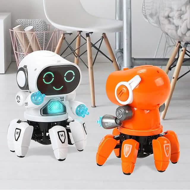 Jouet Musical Brillant Robot Danseur Électronique
