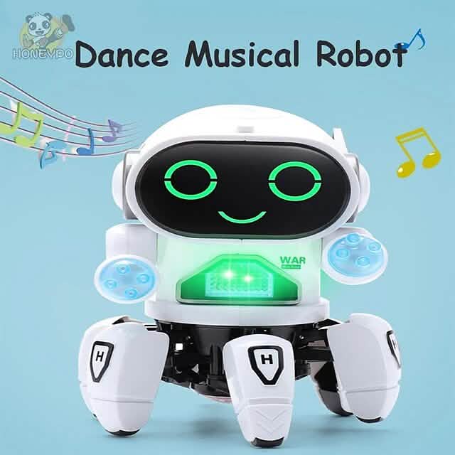 Jouet Musical Brillant Robot Danseur Électronique