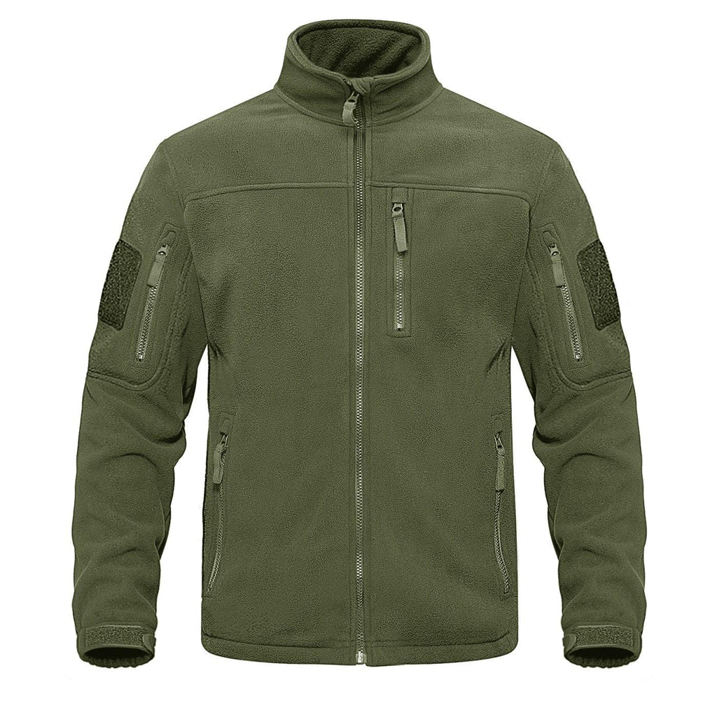 Veste tactique d'extérieur en polaire bleu foncé chaude multi-poches style unique doux manteaux de travail veste coupe-vent homme manteau de randonnée sport pour l'hiver et l'automne