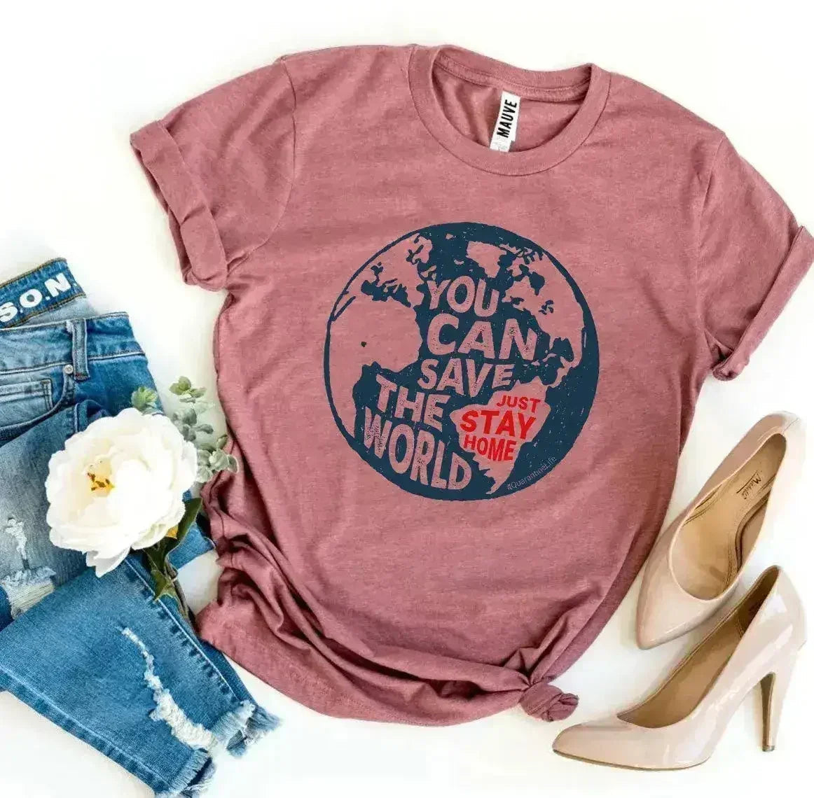 T-shirt You Can Save The World