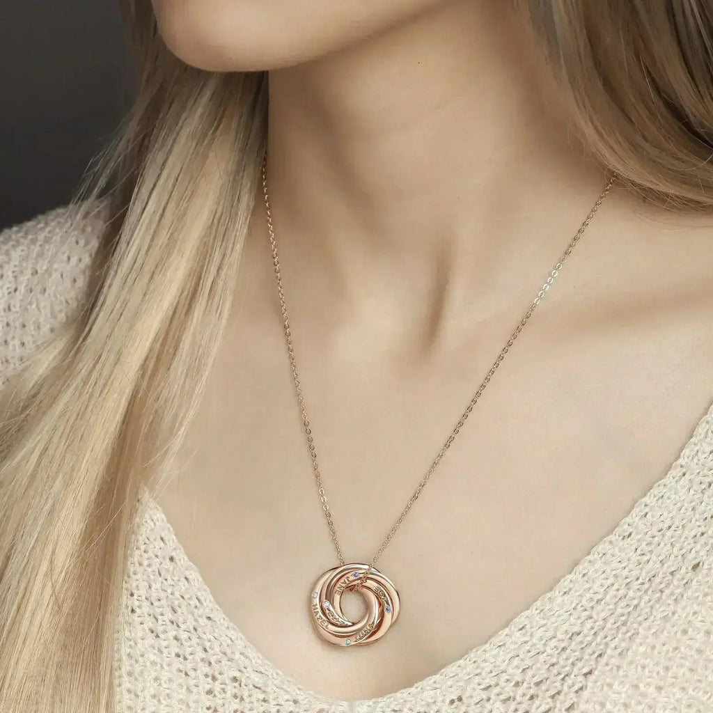 Collier Mère Pierre de Naissance, Collier Mère Personnalisé, Cadeau de Fille