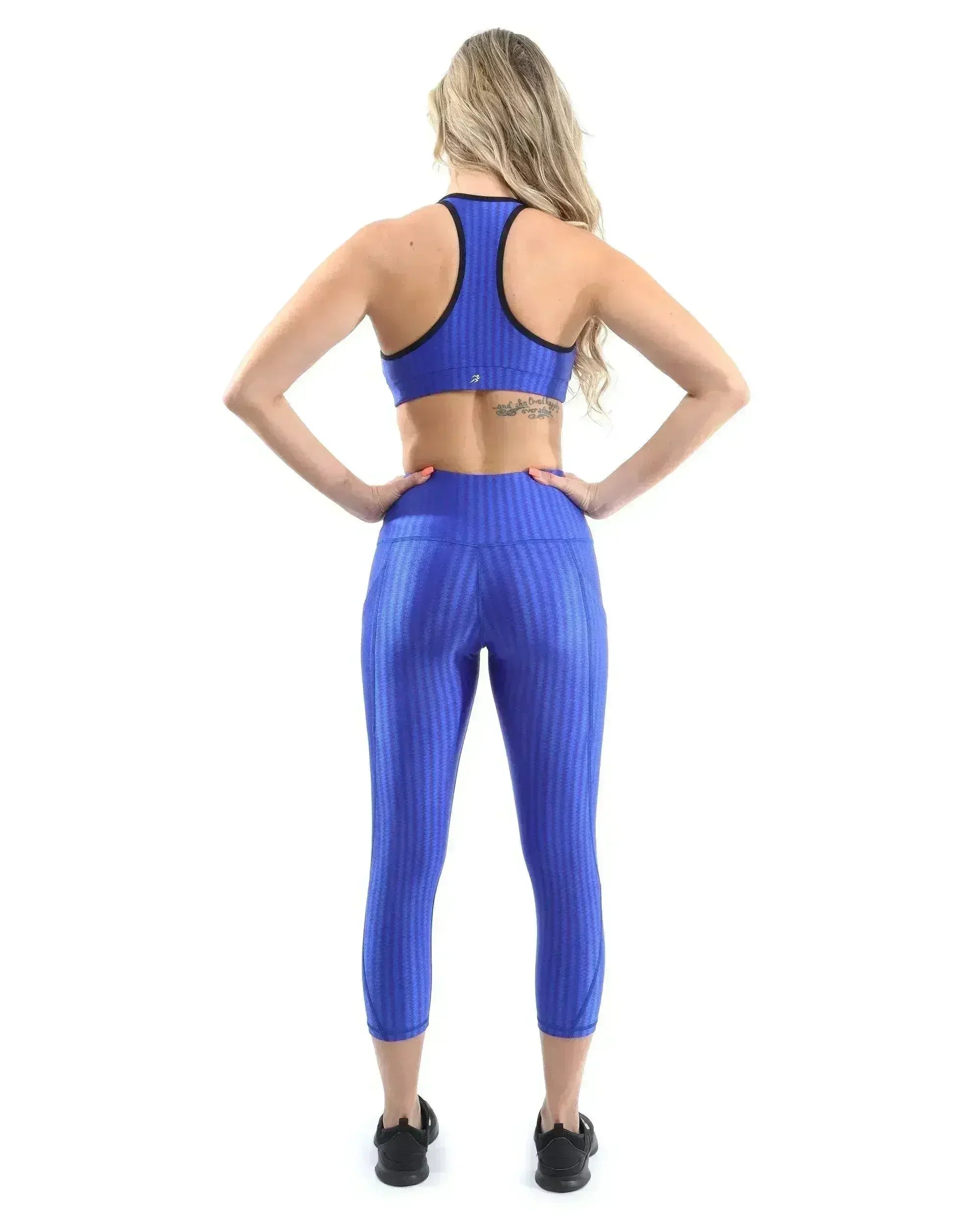 SOLDES ! 50 % DE RÉDUCTION ! Legging de sport Firenze - Bleu [FABRIQUÉ EN ITALIE]