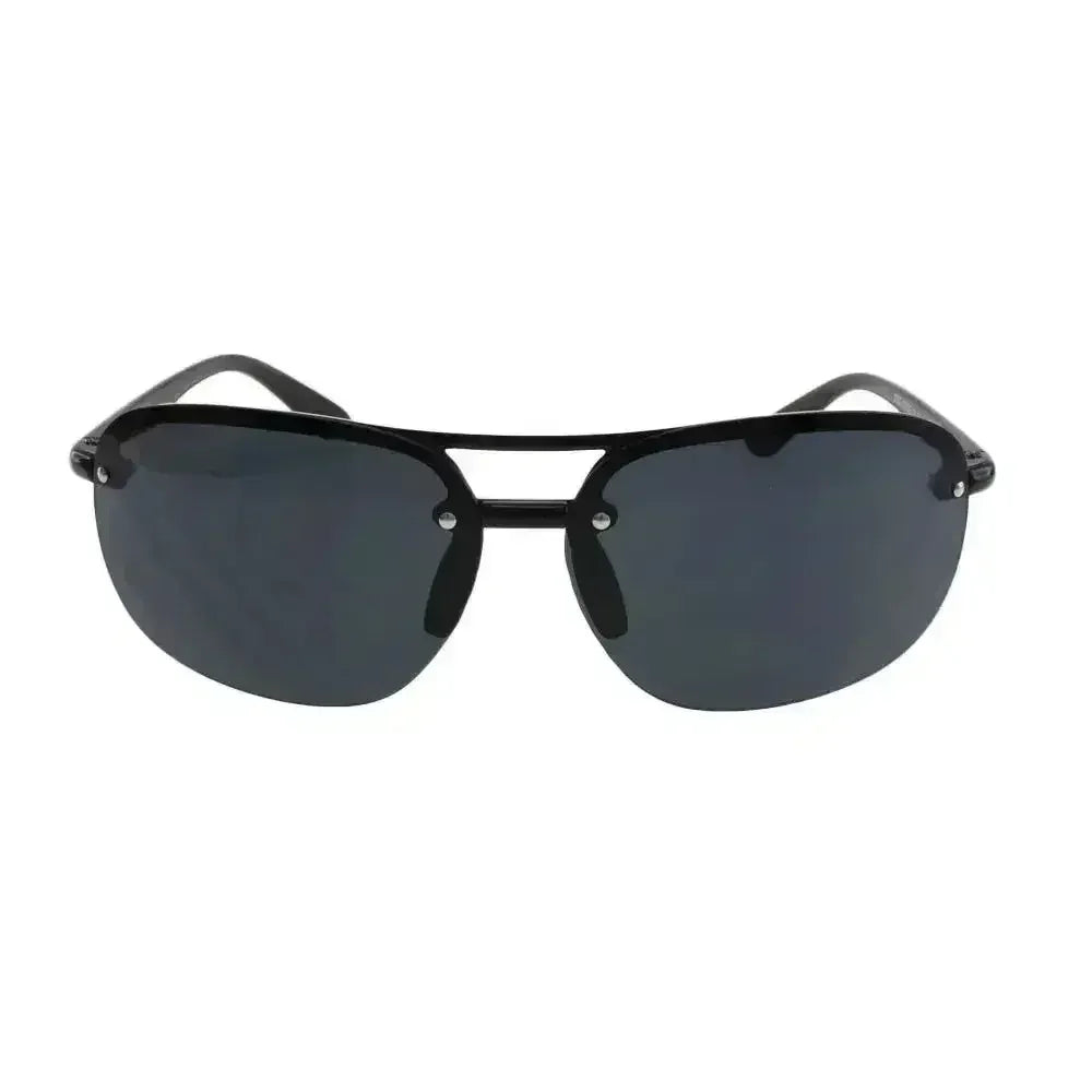 Lunettes de soleil MQ James Black/Smoke – Légères sans monture UV400