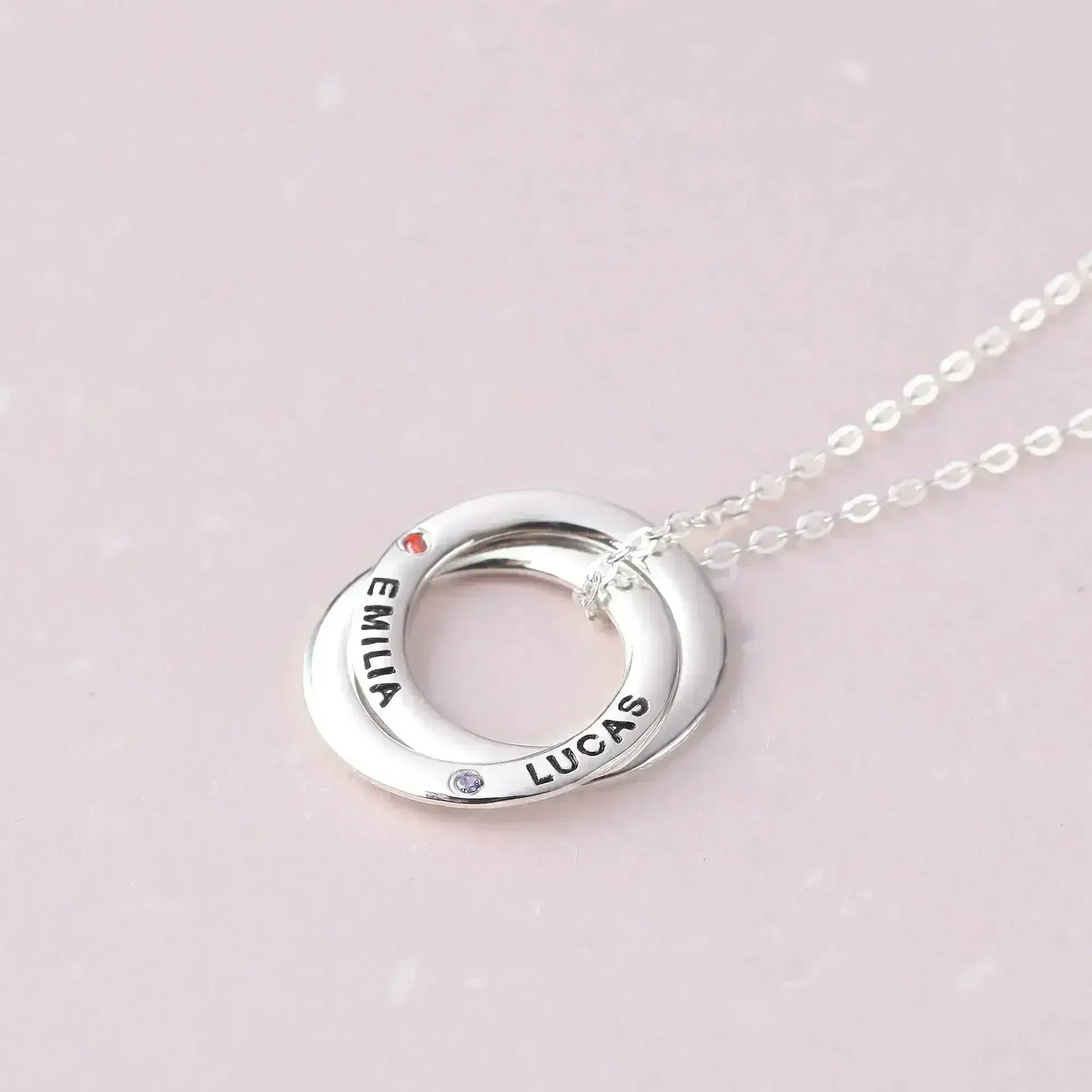 Collier Mère Pierre de Naissance, Collier Mère Personnalisé, Cadeau de Fille