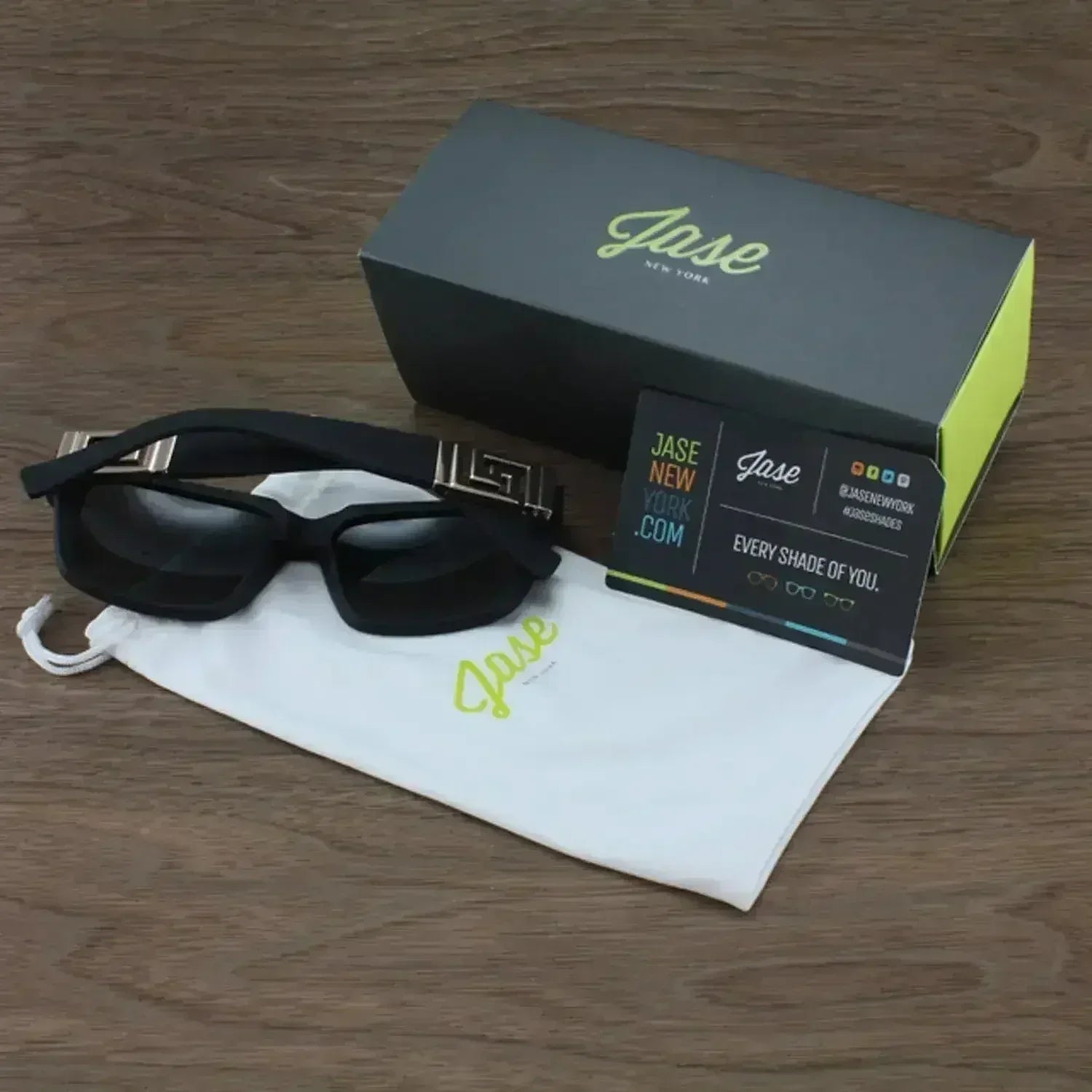 Jase New York Lunettes de soleil Victor Noir mat