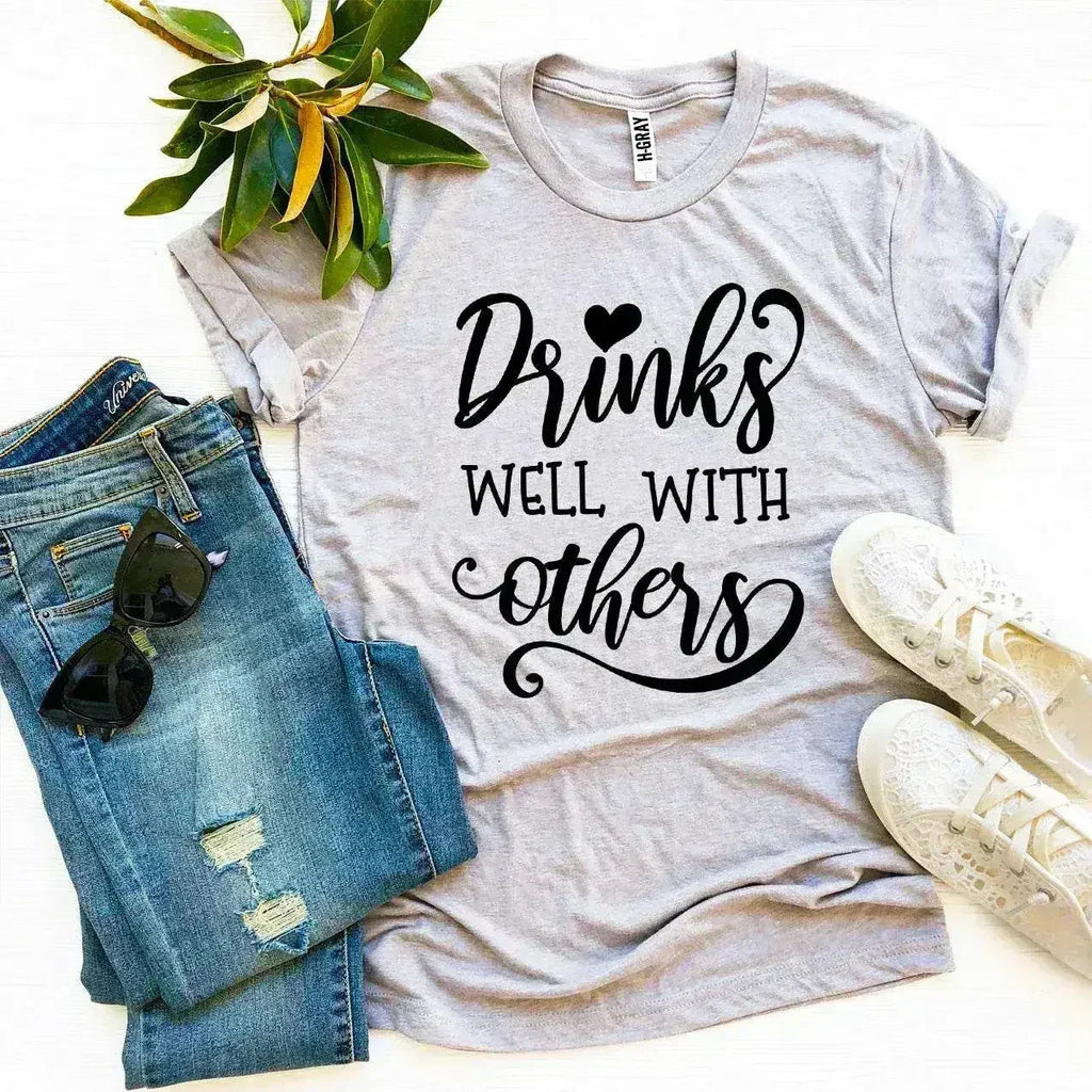 T-shirt Boit Bien Avec Les Autres
