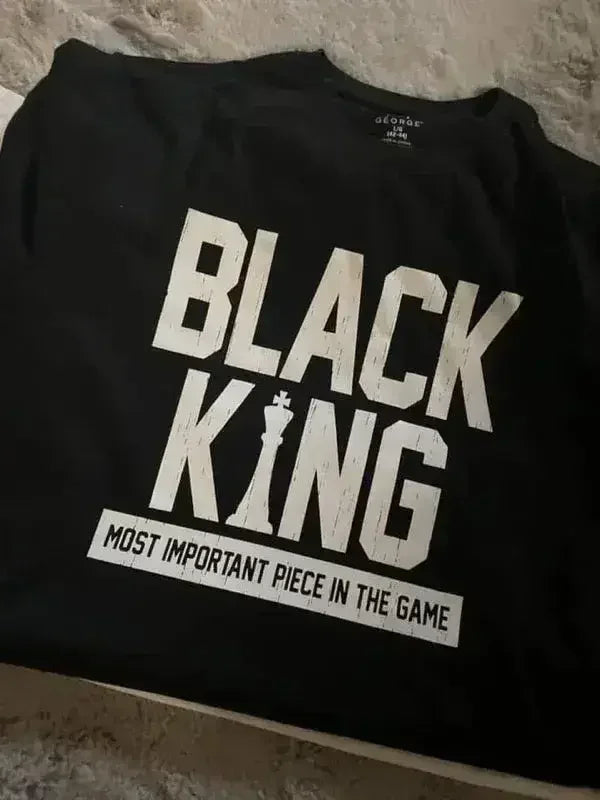 T-shirt Roi Noir | T-shirt Gildan Premium, 100 % Coton