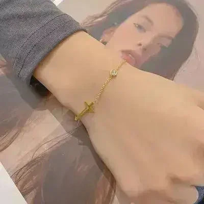 Bracelet/chaîne de cheville croix de foi | Femstylo