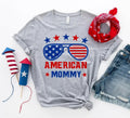 T-shirt Maman Américaine – T-shirt Premium en Coton Filé à l'Anneau pour les Mamans