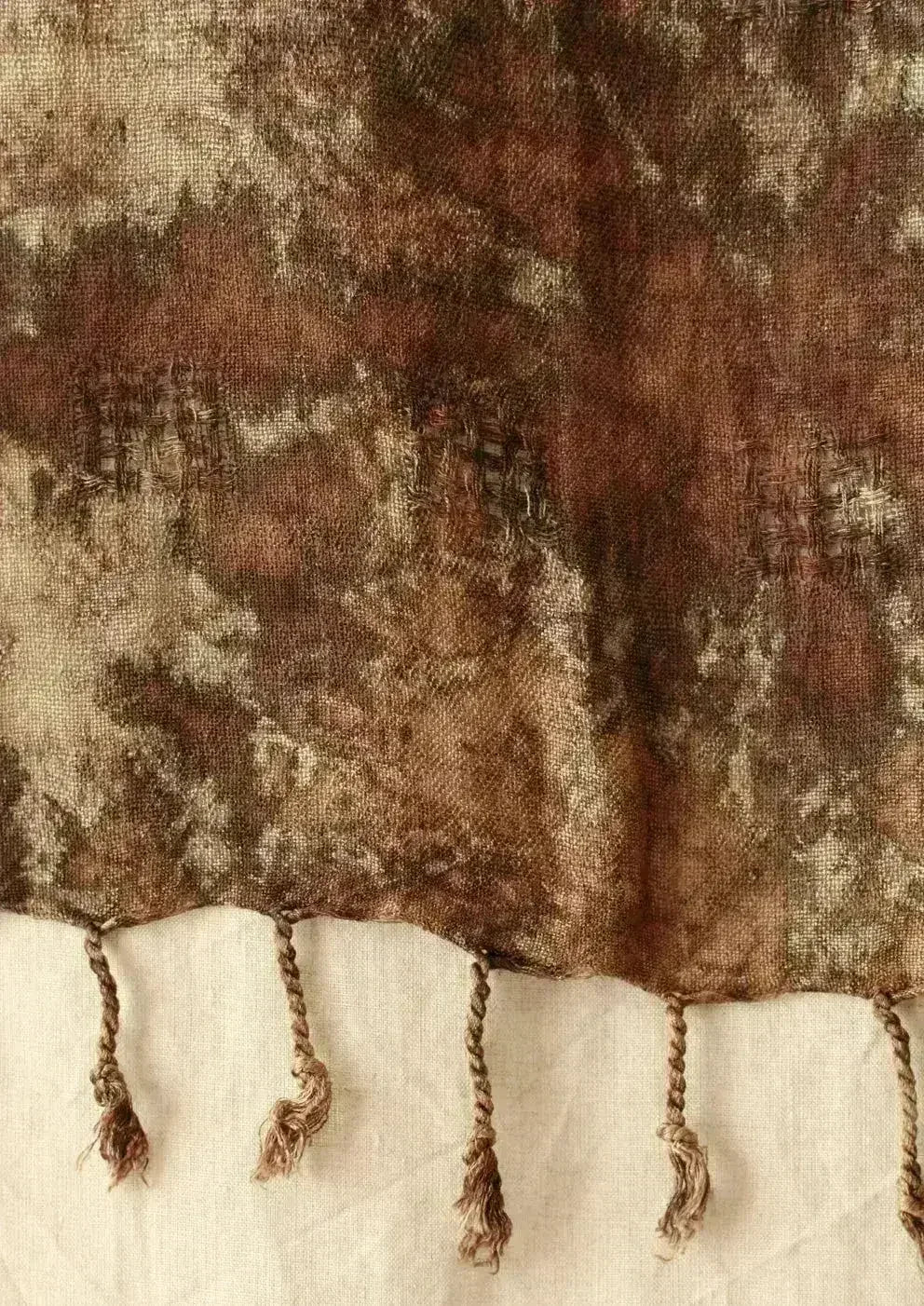 Foulard en coton tissé à la main Marfa