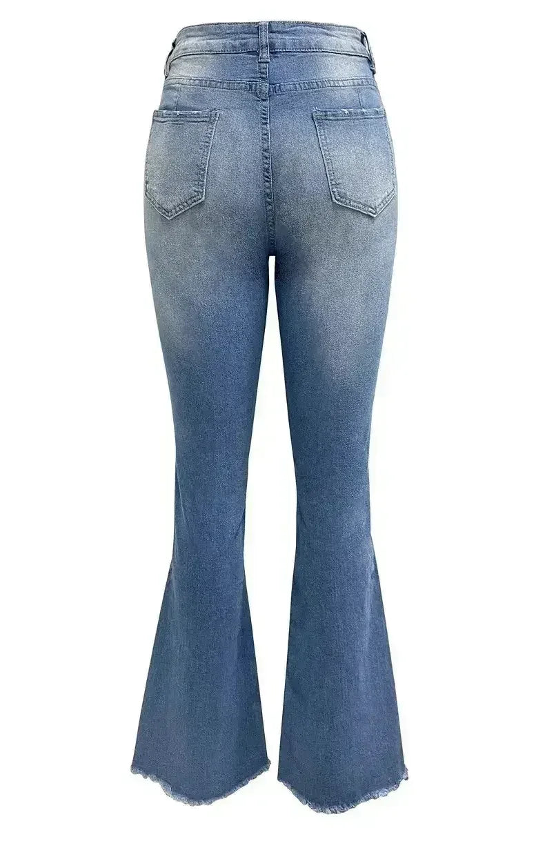 UrbanFade™ Jean en denim délavé coupe ajustée