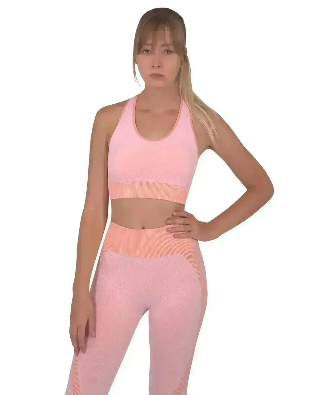Three Seamless Sports Bra - Pink