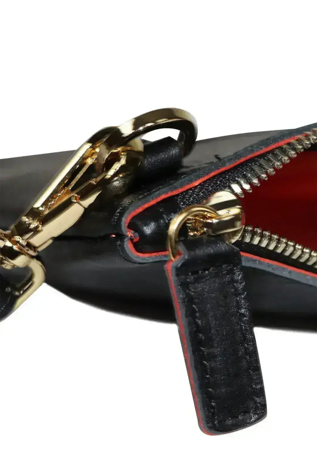 Sac Brillant en Cuir Noir