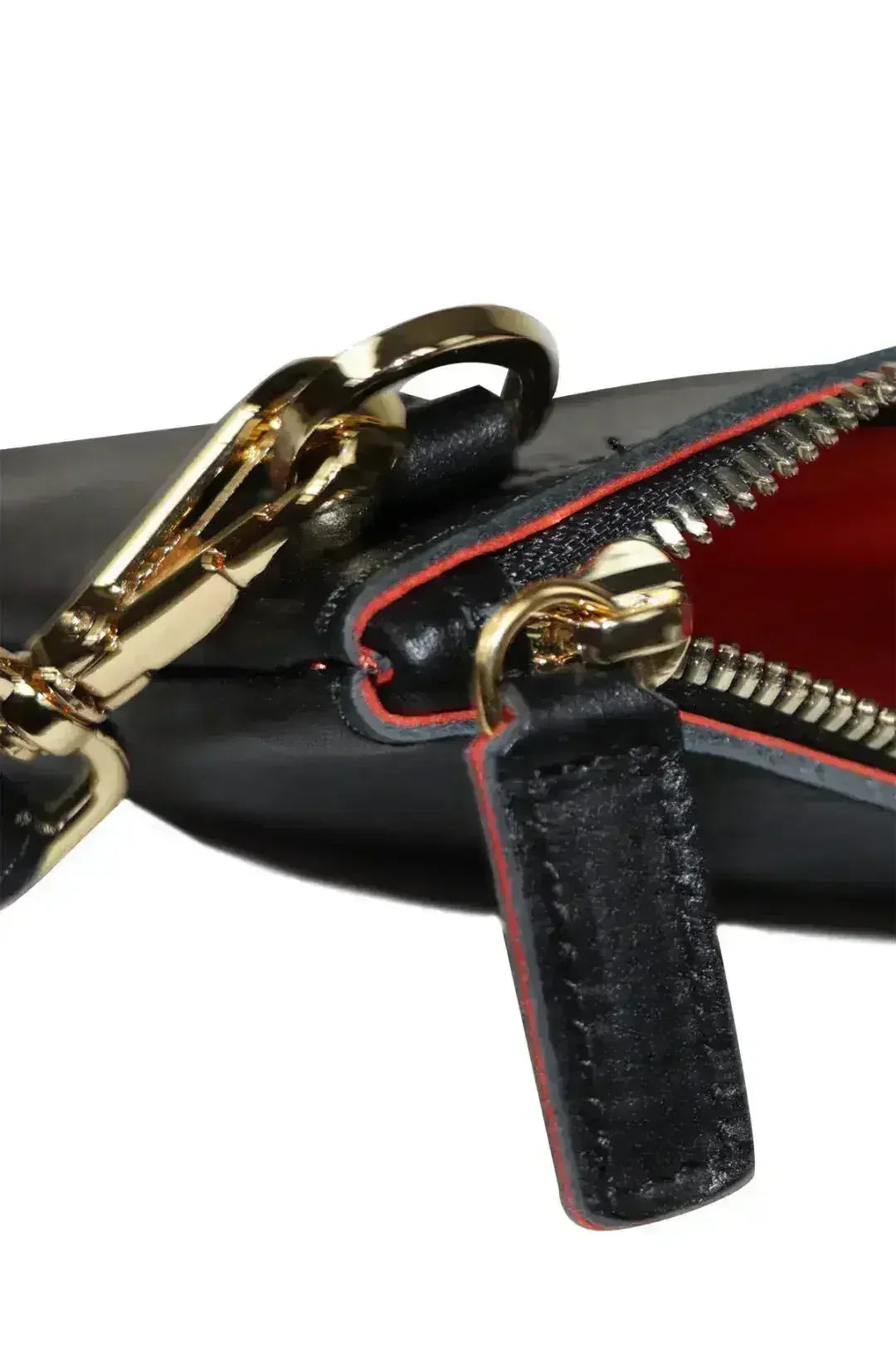 Sac Brillant en Cuir Noir