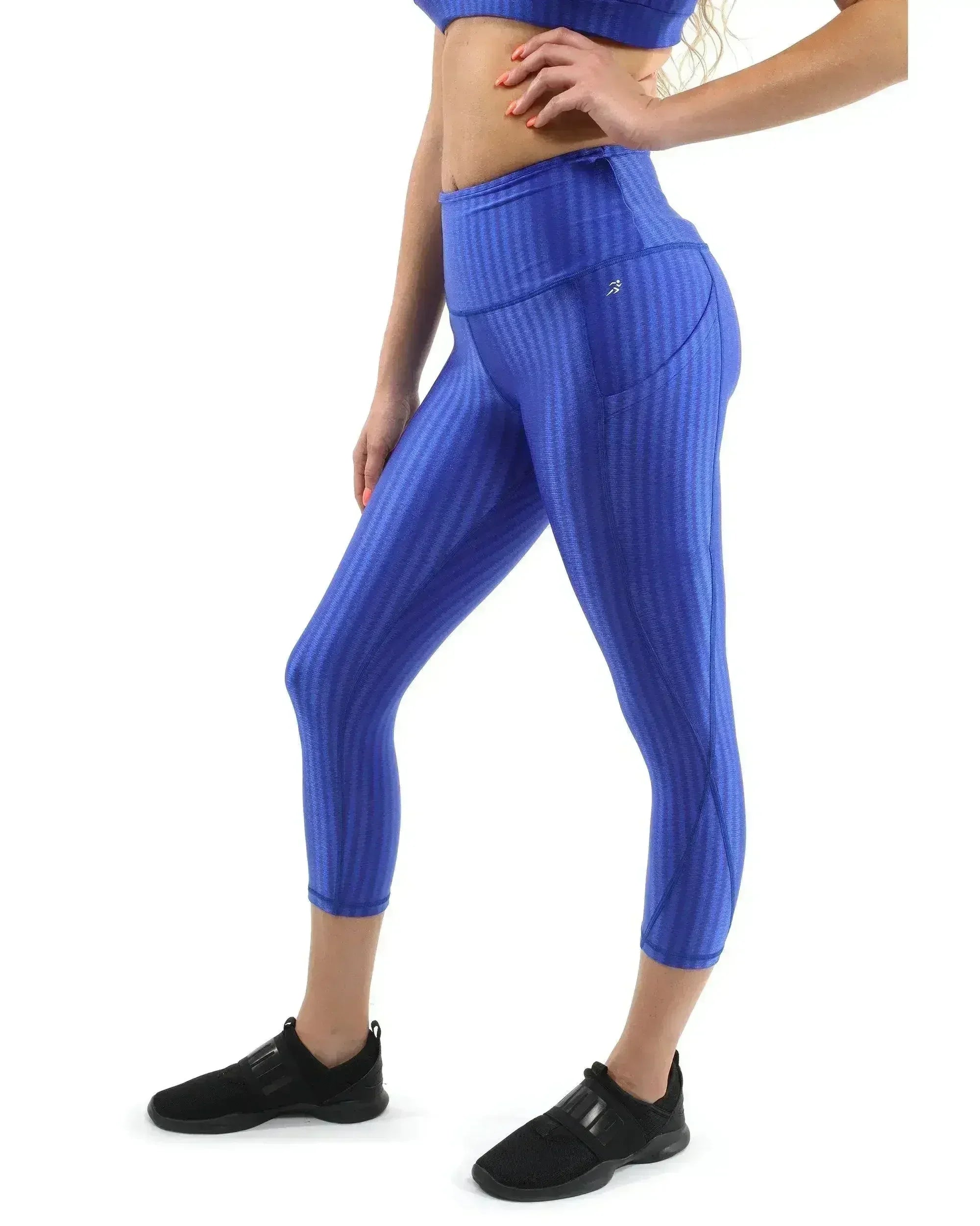 SOLDES ! 50 % DE RÉDUCTION ! Legging de sport Firenze - Bleu [FABRIQUÉ EN ITALIE]
