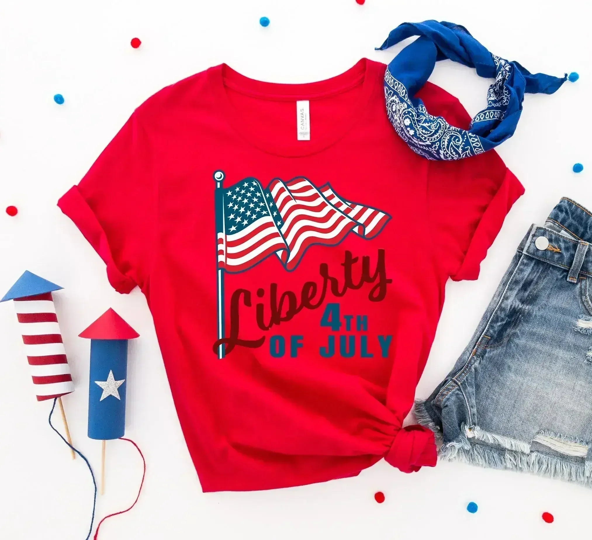 T-shirt Liberté 4 juillet
