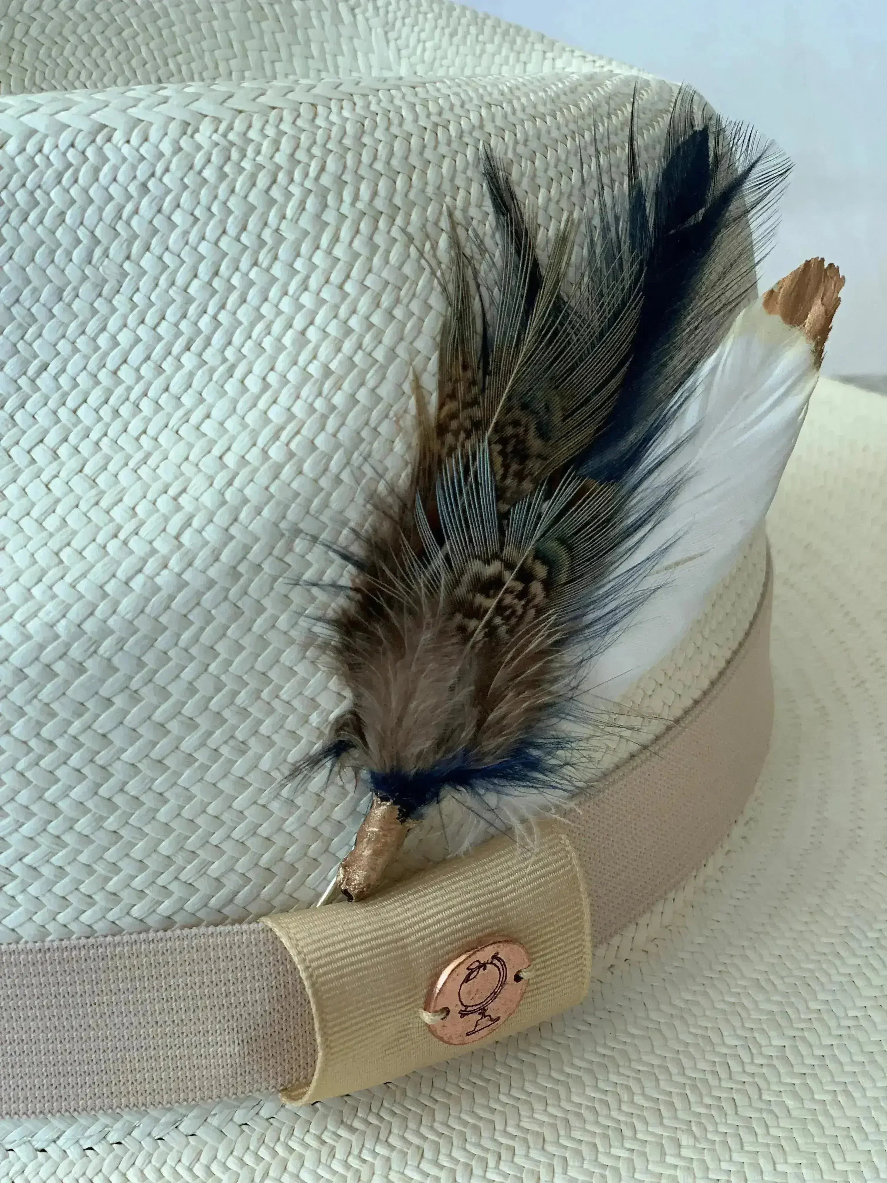 Chapeau Panama tissé à la main - Fedora en paille Fino équatorienne - Luxe unisexe