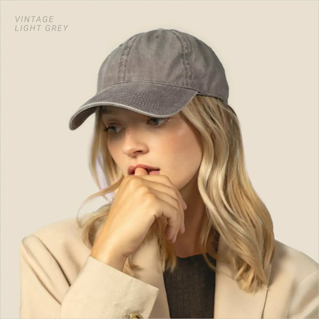 Casquette Classique Teintée de Pigment Pour Femme | Femstylo