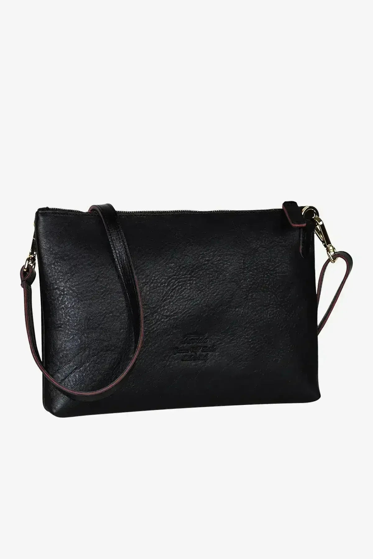Sac Brillant en Cuir Noir